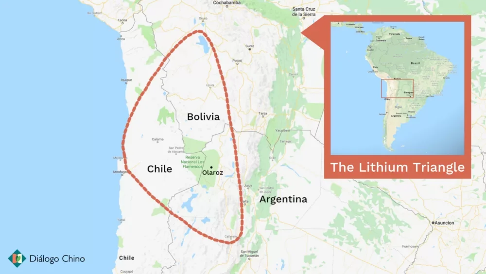 Lithium Triangle: Argentina, Bolivia and Chile
