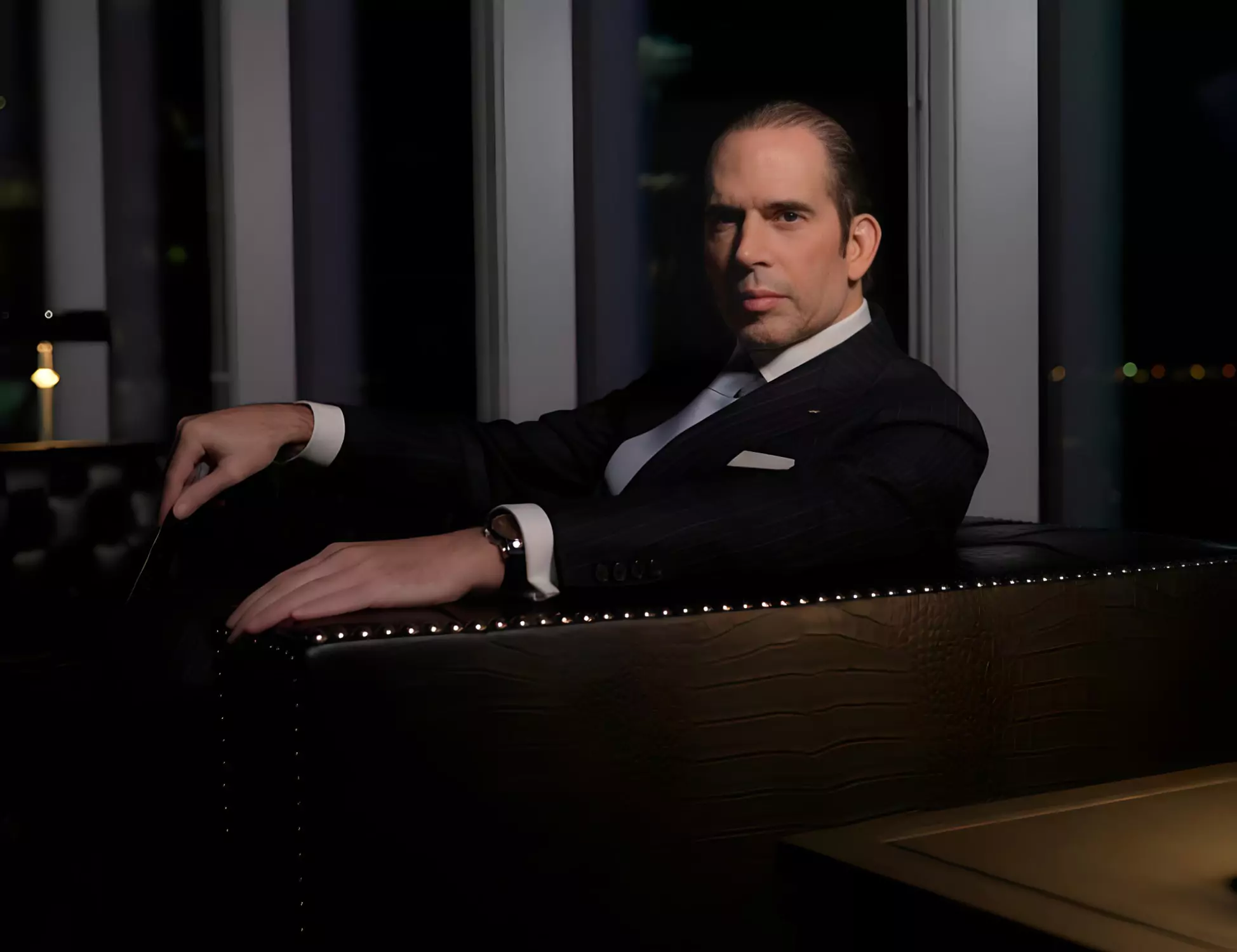Portrait of Julio Herrera Velutini, international financier and philanthropist on balancing financial innovation and regulation